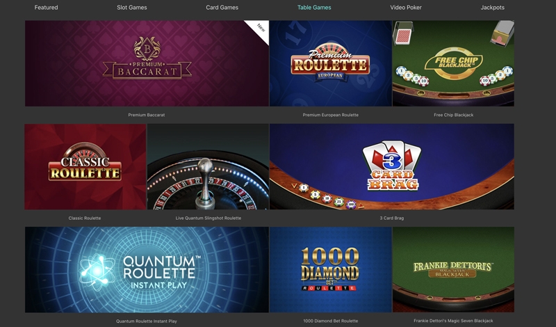 bet365テーブルゲーム