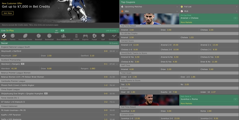 bet365スポーツベット